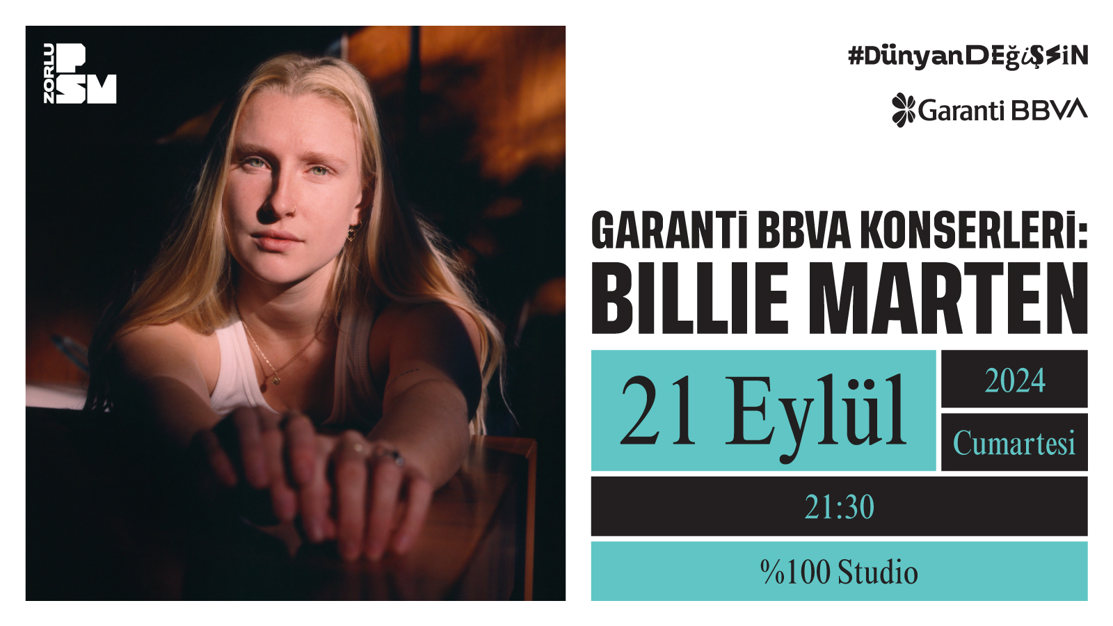 Akustik Folk Tarzıyla Billie Marten Garanti BBVA Konserleri Kapsamında 21 Eylül’de Zorlu PSM’de!